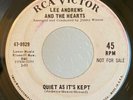 Northern Soul PROMO 45 Lee Andrews and The Hearts Quiet As It's Kept on RCA HEAR