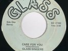 GLASS SINGERS Care for You Glass Sweet Soul Funk Gospel 45 HEAR