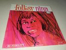 NINA SIMONE - FOLKSY NINA LP RECORD EX VINYL PROMO WHITE LABEL COLPIX CP-465