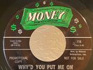 Rare Sweet Soul PROMO 45 Bobbi Row Why'd You Put Me On on Money HEAR