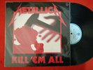 METALLICA / KILL´EM ALL ROCK METAL 1990 RARE COLOMBIA PRESS