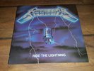 METALLICA Ride the lightning RARE alte Pressung Vinyl LP Metal Trash Hetfield TO