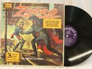 Walt Disney 4 Adventures of Zorro LP Vinyl Disneyland Record WDA 3601 1958