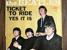 The Beatles 45 'Ticket To Ride' Picture Sleeve Orig. 1965 on Capitol 5407 VG