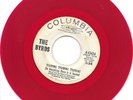 THE BYRDS Turn  Turn  Turn  on Columbia red vinyl '60s rock PROMO 45 HEAR
