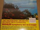 Muti MAHLER Symphony 1 Live from Lucerne 1982 WFLN/Philadelphia Orchestra SEALED
