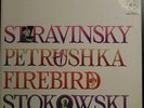 STRAVINSKY: Firebird & Petrushka, Stokowski - Capitol SP8407 stereo LP HP List