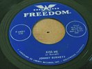 ROCKABILLY 45 - JOHNNY BURNETT - KISS ME / I'M RESTLESS - FREEDOM RECORDS