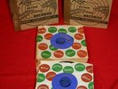 2 Vtg 60s KING FEDERAL DELUXE 45 Record Label FACTORY CASES + 50 Sleeves RARE