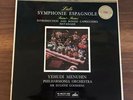 Menuhin Lalo Symphonie Espagnole Saint-Saens UK Ed1 HMV ASD 290 Stereo LP