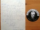 OMEGA TRIBE UK 1982 ORIG LETTER + STICKER CRASS RECORDS ANARCHO PUNK MEMORABILIA