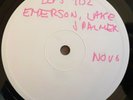 ELP Emerson Lake & Palmer LP Same WHITE LABEL TEST PRESS UK Pink Island 1ST SS