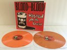 BLOOD FOR BLOOD wasted youth brew DOUBLE Lp ORANGE Vinyl Record w/fold-out cover