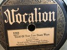 LEROY CARR & SCRAPPER BLACKWELL VOCALION 1261 BLUES 78 RPM V/V+