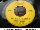 ? NANCY AMES 'I Don't Want To Talk About It' ORIGINAL Northern Soul 45