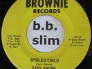 GARY BROWN AND THE CHANTS BROWNIE 105 I WORRY SPOILED CHILD R&B SOUL NORTHERN  $