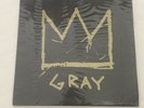 JEAN MICHEL BASQUIAT GRAY GOLD SILKSCREEN ART COVER