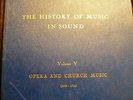 HMV HISTORY OF MUSIC in SOUND VOL 5 Opera & Church Music VICTORIA DE LOS ANGELES