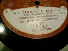 Signed 1906 ODEON John McCormack RIGOLETTO Questa o Quella LA DONNA E MOBILE