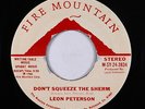 Modern Soul Funk 45 - Leon Peterson - Don't Squeeze The Sherm - Fire Mountain