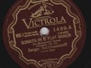 Sergei Rachmaninoff – 78 rpm Victor Set M95 Chopin Sonata in B flat minor 4 disc