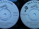 ELVIS PRESLEY IT'S NOW OR NEVER/A MESS OF BLUES 1960 WHITE LBL RARE CHILEAN PRS