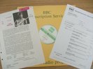 BBC Transcription Record Cliff Richard in Concert (i / ii)