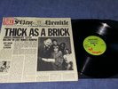 JETHRO TULL  thick as a brick   1972- EARLY UK PRESS- GREEN CHRYSALIS  - EX++