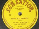 Hear  R&B 78 Todd Rhodes - Page Boy Shuffle / Teardrops On Sensation