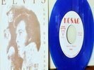 King ELVIS Presley LOVE ME(HIM) TENDER / HURT-UNreleased  BLUE Vinyl P/S 000/500