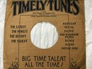 Original Timely Tunes 78 rpm record sleeve