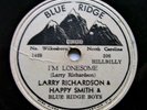 LARRY RICHARDSON & HAPPY SMITH  I'm Lonesome  Blue Ridge 78 Bluegrass