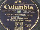 78 Rpm SAVOY HAVANA BAND - I love my chili bom bom COLUMBIA 3435 - UK PRESS