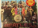 ORIGINAL Beatles Sgt. Pepper's MARBLE VINYL 1978 CANADA PINK/GREY