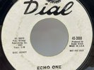 The Catalinas – Echo One / Cha Cha Joe 45 Surf Dial (1963) White Label Promo