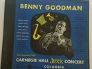 Benny Goodman The Famous 1938 Carnegie Hall Jazz Concert Columbia 1950 LP VG+