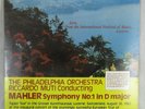MAHLER Symphony 1 Live Lucerne 1982 WFLN/Philadelphia Orchestra RECORD LP SEALED