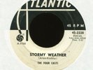 THE FOUR CASTS Stormy Weather on Atlantic Promo R&B Doo Wop 45 Hear