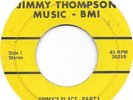 JIMMY THOMPSON Jimmy's Place on JTM northern soul 45 HEAR