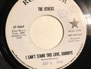 THE OTHERS   I CAN’T STAND THIS LOVE, GOODBYE   RCA “PROMO” Orig. Garage 45