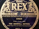 1936 Jazz/Pop 78rpm THE BOSWELL SISTERS ?– Dinah / It Don't Mean A Thing  *HEAR