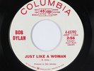 Folk Rock 45 - Bob Dylan - Just Like A Woman - Columbia - mp3 - promo
