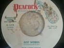 The Versatiles   Just Words   Peacock (promo)    1962   RnB   7
