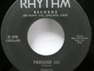 TEMPOS 45 Never let me go / Promise me REPRO Mint- doowop #1059