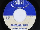 Blues Rocker 45 - Texas Guitar Slim (Johnny Winter) - Broke & Lonely - Jin - mp3