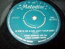 LOUIS JORDAN CHRIS BARBER Is she is or aint my baby Super copy  Melodisc RnB
