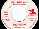 Moody Mod Jazz WILLIS JACKSON Jive Samba 45 Prestige HEAR