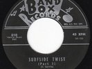 CO Frat Garage Surf JIM PERRY & THE HESITATIONS Surfside Twist 45 Band Box HEAR