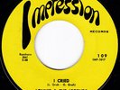 CA Moody Garage LONNIE & THE LEGENDS I Cried 45 Impression HEAR