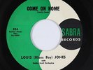 R&B Soul 45 - Louis Blues Boy Jones - Come On Home - Sabra - VG+ mp3